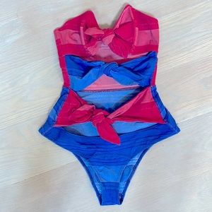 Lisa Marie Fernandez Women triple bow Swimsuit size M
